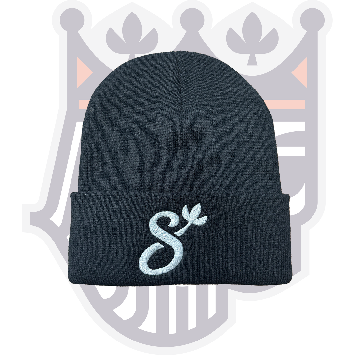 Smoakland Matte Silver Thread Beanie